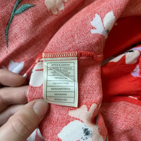 Jack Wills JACK by BB Dakota Siesta Time Floral Tank Top in Fiesta Red Large - Picture 10 of 11